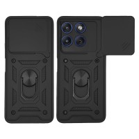 Θήκη Ring Armor CamPro Sonique για Motorola Edge 70 5G Μαύρο