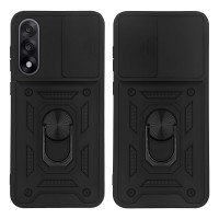 Θήκη Ring Armor CamPro Sonique για OnePlus OnePlus Nord 5 5G Μαύρο