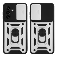 Θήκη Ring Armor CamPro Sonique για Samsung Galaxy A37 5G Ασημί