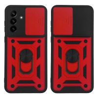 Θήκη Ring Armor CamPro Sonique για Samsung Galaxy A37 5G Κόκκινο