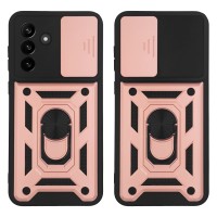 Θήκη Ring Armor CamPro Sonique για Samsung Galaxy A37 5G Ροζ Χρυσό