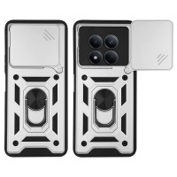 Θήκη Ring Armor CamPro Sonique για Xiaomi Redmi Note 15 Pro 4G Ασημί