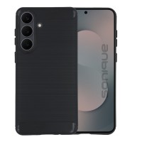 Θήκη Σιλικόνης Sonique Carbon Brushed Samsung Galaxy S25 FE Μαύρο