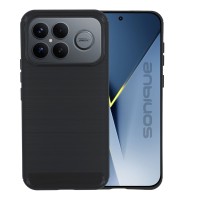 Θήκη Σιλικόνης Sonique Carbon Brushed Xiaomi Poco F8 Ultra 5G Μαύρο