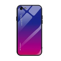 Glass Case Apple iPhone 7 / iPhone 8 / iPhone SE 2020 / iPhone SE 2022 Μπλε / Ματζέντα