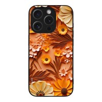 Θήκη Sonique 3D Flower Series για Apple iPhone 15 Pro Πορτοκαλί
