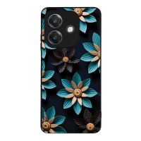 Θήκη Sonique 3D Flower Series για Oppo A40 Γαλάζιο
