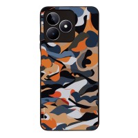 Θήκη Sonique Camouflage Army Series για Realme C51 / Realme C53 / Realme Note 50 4G Πορτοκαλί