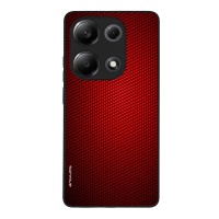 Θήκη Sonique Carbon Series για Xiaomi Redmi Note 13 Pro 4G / Poco M6 Pro 4G / Redmi Note 14S Κόκκινο
