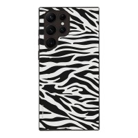 Θήκη Sonique Animal Print Series για Samsung Galaxy S22 Ultra Zebra