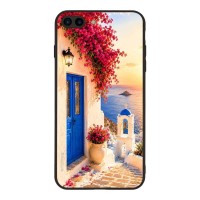 Θήκη Sonique Greek Island Muse Series για Apple iPhone 7 Plus / iPhone 8 Plus Ηλιοβασίλεμα Σαντορίνης