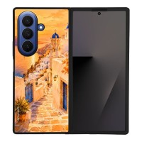 Θήκη Sonique Greek Island Muse Series για Samsung Galaxy Z Fold 7 Ηλιοβασίλεμα στην Οία