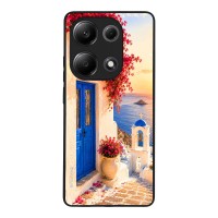 Θήκη Sonique Greek Island Muse Series για Xiaomi Redmi Note 13 Pro 4G / Poco M6 Pro 4G / Redmi Note 14S Ηλιοβασίλεμα Σαντορίνης