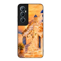 Θήκη Sonique Greek Island Muse Series για Realme C65 4G Ηλιοβασίλεμα στην Οία