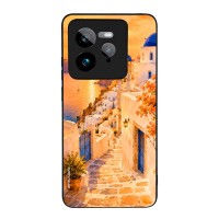 Θήκη Sonique Greek Island Muse Series για Realme GT 7 Pro 5G Ηλιοβασίλεμα στην Οία