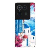 Θήκη Sonique Greek Island Muse Series για Motorola Edge 50 Ultra Σαντορινό Γαλάζιο