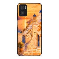 Θήκη Sonique Greek Island Muse Series για Motorola Moto E22 4G Ηλιοβασίλεμα στην Οία