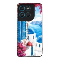 Θήκη Sonique Greek Island Muse Series για Motorola Moto G57 Power 5G / Moto G67 Power 5G Σαντορινό Γαλάζιο