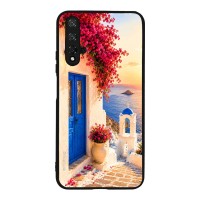 Θήκη Sonique Greek Island Muse Series για Honor 20 / Nova 5T Ηλιοβασίλεμα Σαντορίνης