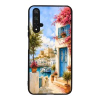 Θήκη Sonique Greek Island Muse Series για Honor 20 / Nova 5T Ροδίτικο Λιμάνι