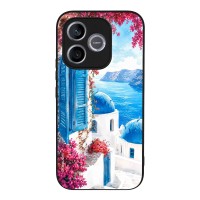 Θήκη Sonique Greek Island Muse Series για Honor 600 Lite 5G Σαντορινό Γαλάζιο