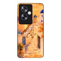 Θήκη SoniqueGreek Island Muse Series για Oppo A79 5G Ηλιοβασίλεμα στην Οία