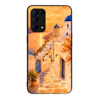 Θήκη SoniqueGreek Island Muse Series για Oppo Find X3 Lite 5G Ηλιοβασίλεμα στην Οία
