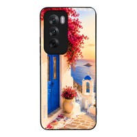 Θήκη SoniqueGreek Island Muse Series για Oppo Reno12 5G Ηλιοβασίλεμα Σαντορίνης