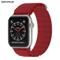 Λουράκι Nylon Alpine Loop Band Sonique για Apple Watch (42/44/45/49MM) Κόκκινο