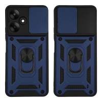 Θήκη Ring Armor CamPro Sonique για Xiaomi Redmi 13C 5G Μπλέ