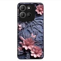 Θήκη Sonique 3D Flower Series για Motorola Moto G15 4G / Moto G15 Power Ροζ 02