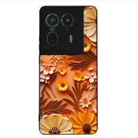 Θήκη Sonique 3D Flower Series για Motorola Edge 50 Ultra Πορτοκαλί