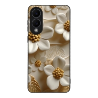 Θήκη Sonique 3D Flower Series για Samsung Galaxy S25 Edge Λευκό