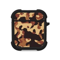 Θήκη Σιλικόνης Sonique Camouflage Army Series για AirPods 1/2 Καφέ 01