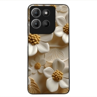 Θήκη Sonique 3D Flower Series για Motorola Moto G15 4G / Moto G15 Power Λευκό