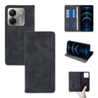 Θήκη Πορτοφόλι Vintage Magnet Wallet Sonique Xiaomi Poco M7 Pro 5G Μαύρο