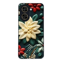 Θήκη Sonique 3D Flower Series για Xiaomi Poco C71 4G Πράσινο