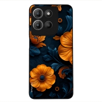 Θήκη Sonique 3D Flower Series για Motorola Moto G15 4G / Moto G15 Power Πορτοκαλί 01