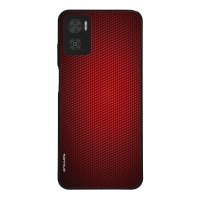 Θήκη Sonique Carbon Series για Motorola Moto E22 4G Κόκκινο