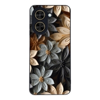 Θήκη Sonique 3D Flower Series για Xiaomi Poco C71 4G Γκρι