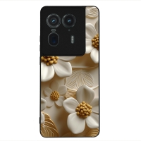Θήκη Sonique 3D Flower Series για Motorola Edge 50 Ultra Λευκό
