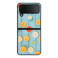 Θήκη Sonique Fruit Series για Samsung Galaxy Z Flip 4 Γκρέιπφρουτ