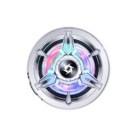 REMAX SL-13 Μαγνητικό RGB Ανεμιστηράκι Κινητού Διάφανο