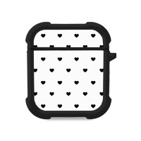 Θήκη Σιλικόνης Sonique Heart Series για AirPods 1/2 Λευκό