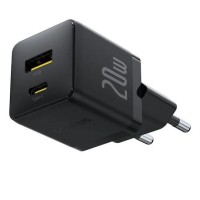 BASEUS PALM ΦΟΡΤΙΣΤΗΣ ΓΡΗΓΟΡΗΣ ΦΟΡΤΙΣΗΣ, 2 ΘΥΡΕΣ, 20W, ΜΑΥΡΟΣ