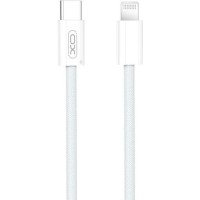 XO NB-Q260C, ΚΑΛΩΔΙΟ ΦΟΡΤΙΣΗΣ, TYPE-C ΣΕ LIGHTNING, 27W, 3M, ΛΕΥΚΟ