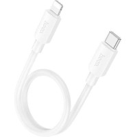 HOCO X96 HYPER ΚΑΛΩΔΙΟ ΦΟΡΤΙΣΗΣ PVC 2.4A, USB ΣΕ LIGHTNING 0.25m, ΛΕΥΚΟ