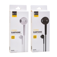 In ear ακουστικά ψείρες Cokike C2 (για iOS/Android) υποδοχή Mini-Jack 3,5mm Λευκά