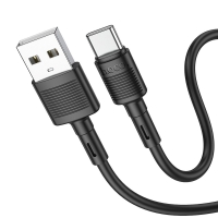 HOCO X83 cable USB A  to Type C 3A 1m black