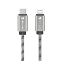 FORCELL F-ENERGY Metal C238 cable Type C to Lightning PD 3A 27W 1 m silver